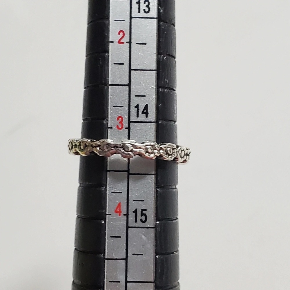 Elegant Silver Braided Ring